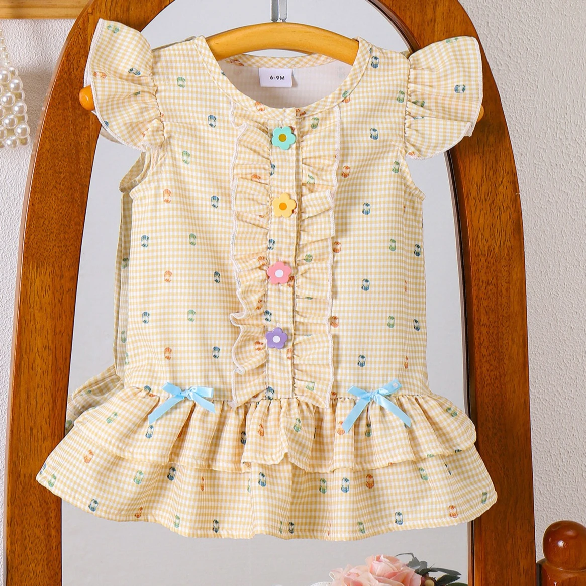 Baby Clothing Yellow - Girls Skirt 2025 Spring Summer New