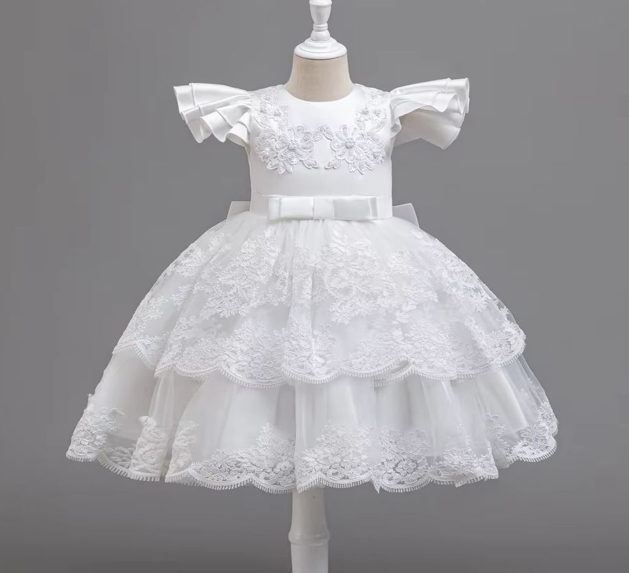 Baby Clothing Embroidery - Girl Party Dress Embroidery Children Princess