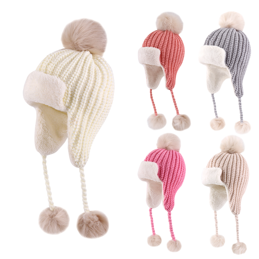 Baby Hat Beanie - Infant Pom Pom Beanie Kid Winter