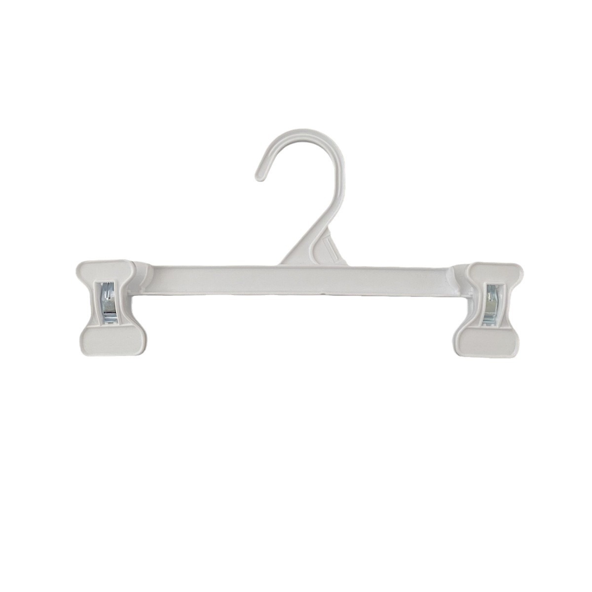 Baby Clothing Hangers - White Plastic Hanger For Children's Pants