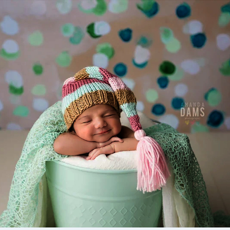 Baby Long Tail Hat Baby Photog - Baby Clothing Model のレビューと価格