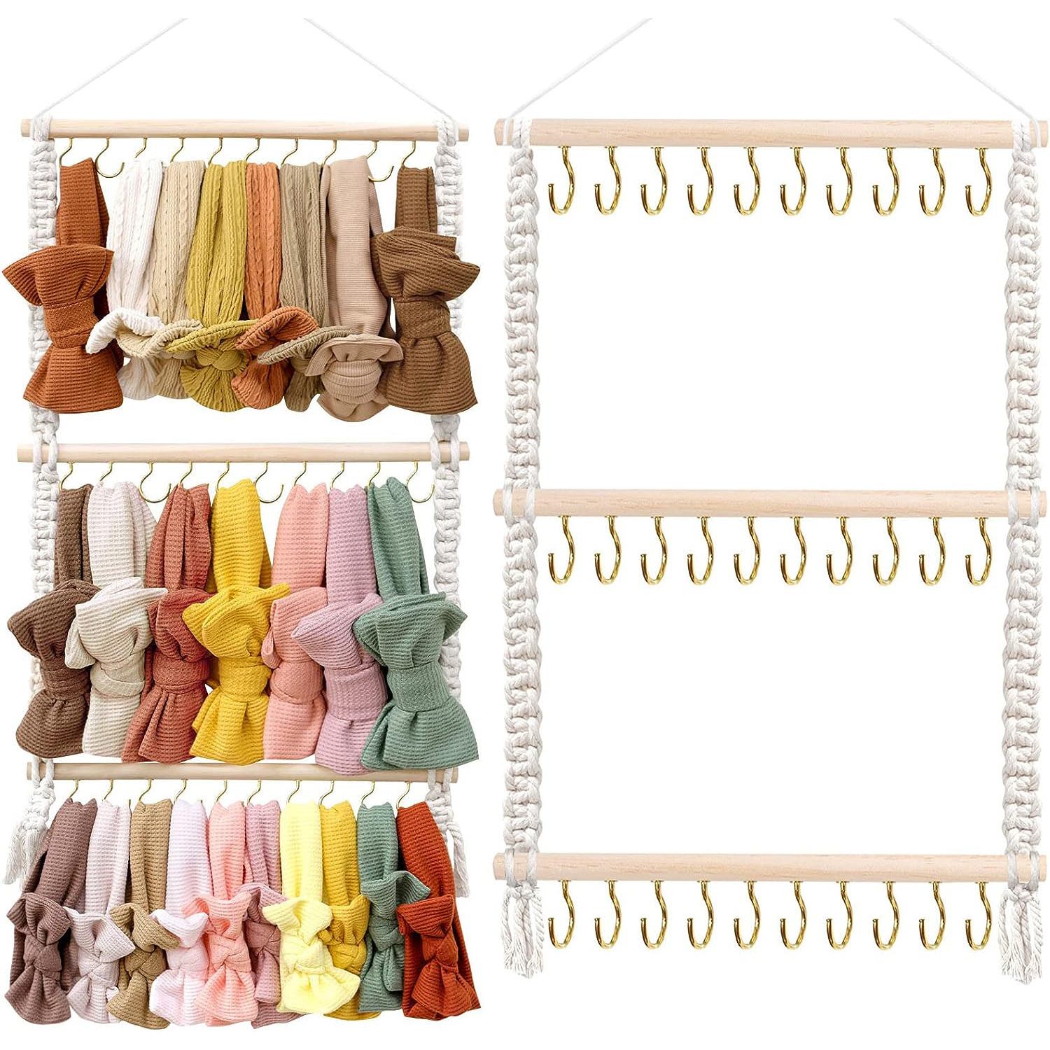 Macrame Wall Hanging Boho Head - Baby Clothing Hangers のレビューと価格