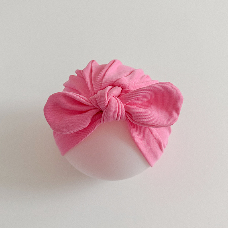 Solid Color Baby Turban Cap Pu - Baby Hat Beanie のレビューと価格