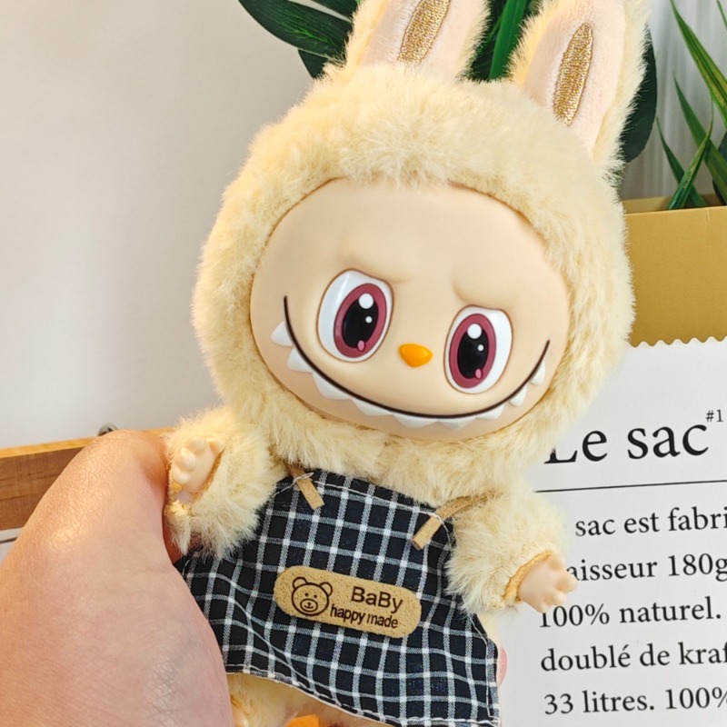 For 17cm Labubu plush toy kitc - Baby Clothing Model のレビューと価格
