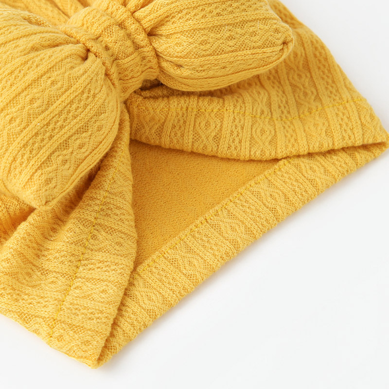 Cute Bowknot Baby Turban Hat S - Baby Hat Beanie のレビューと価格
