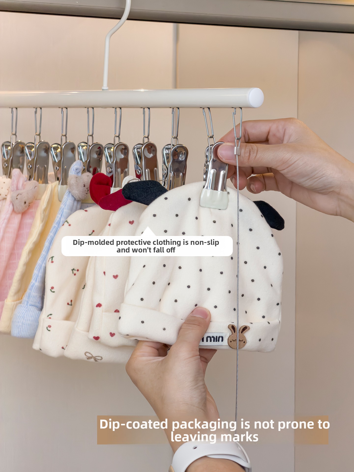 Baby Pants Hanger with Multipl - Baby Clothing Hangers のレビューと価格