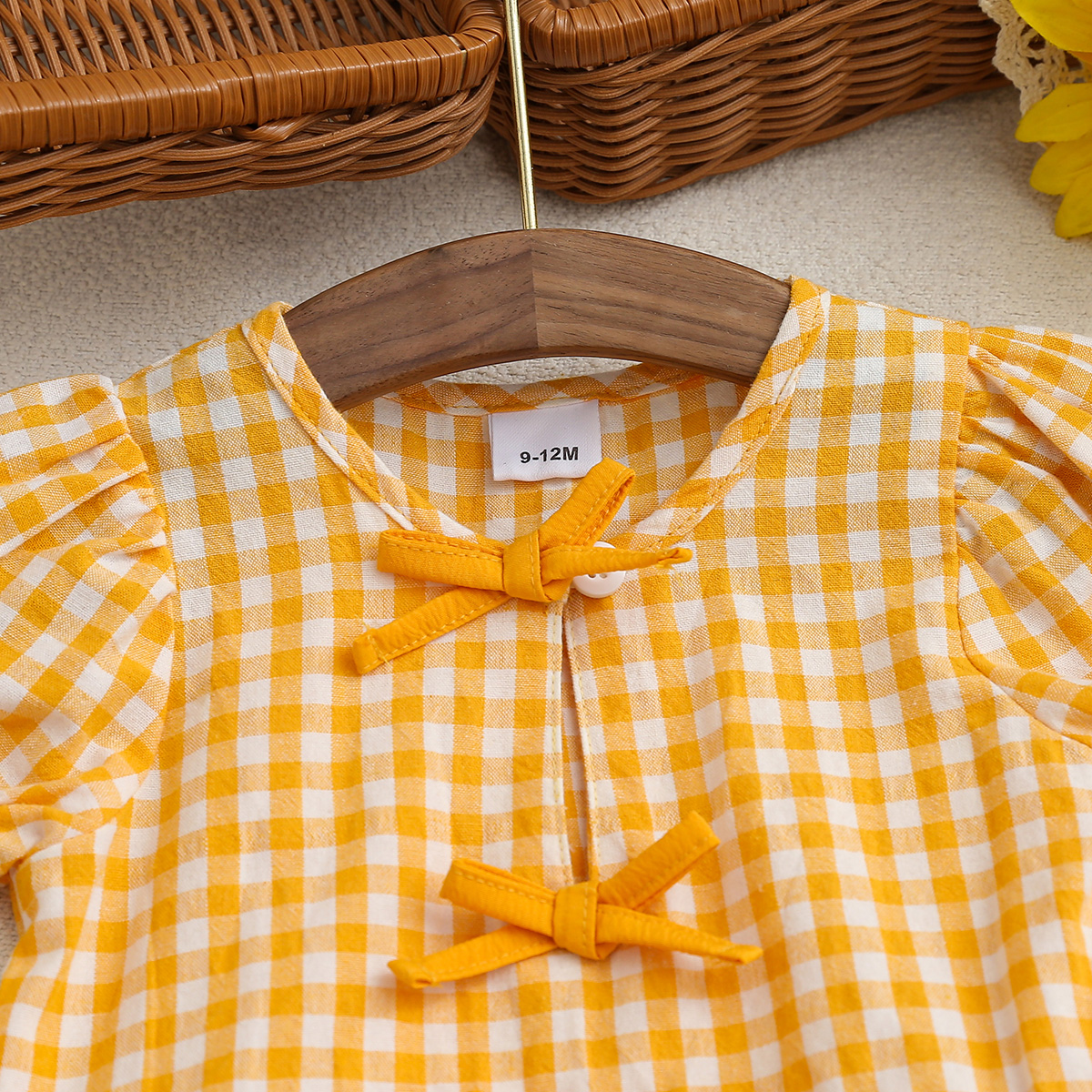 Summer Newborn Girl Yellow Pla - Baby Clothing Yellow のレビューと価格