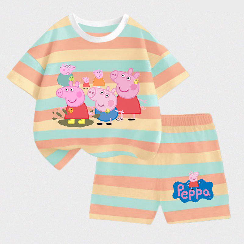 Peppa Pigs Girl boy Summer T s - Baby Clothing Model のレビューと価格