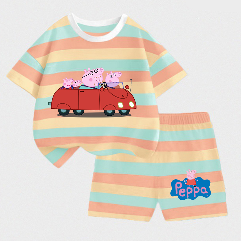 Peppa Pigs Girl boy Summer T s - Baby Clothing Model のレビューと価格