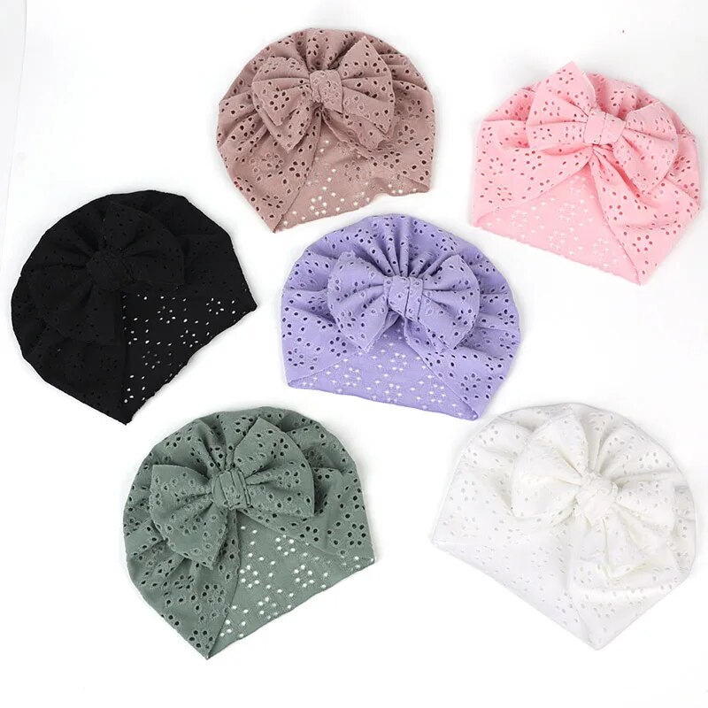 3Pcs Summer Baby Bow Turban Ha - Baby Hat Beanie のレビューと価格