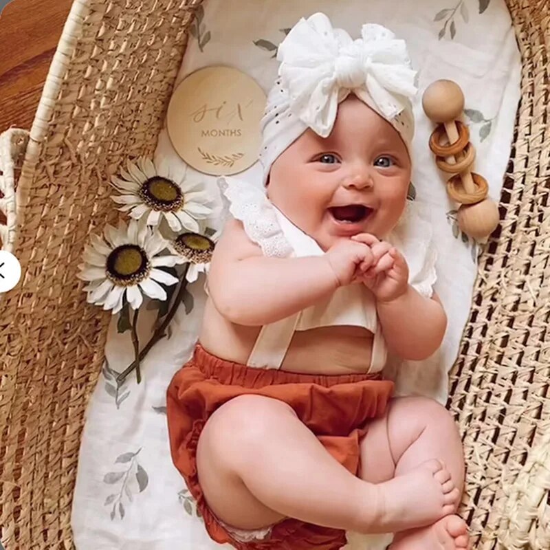 3Pcs Summer Baby Bow Turban Ha - Baby Hat Beanie のレビューと価格