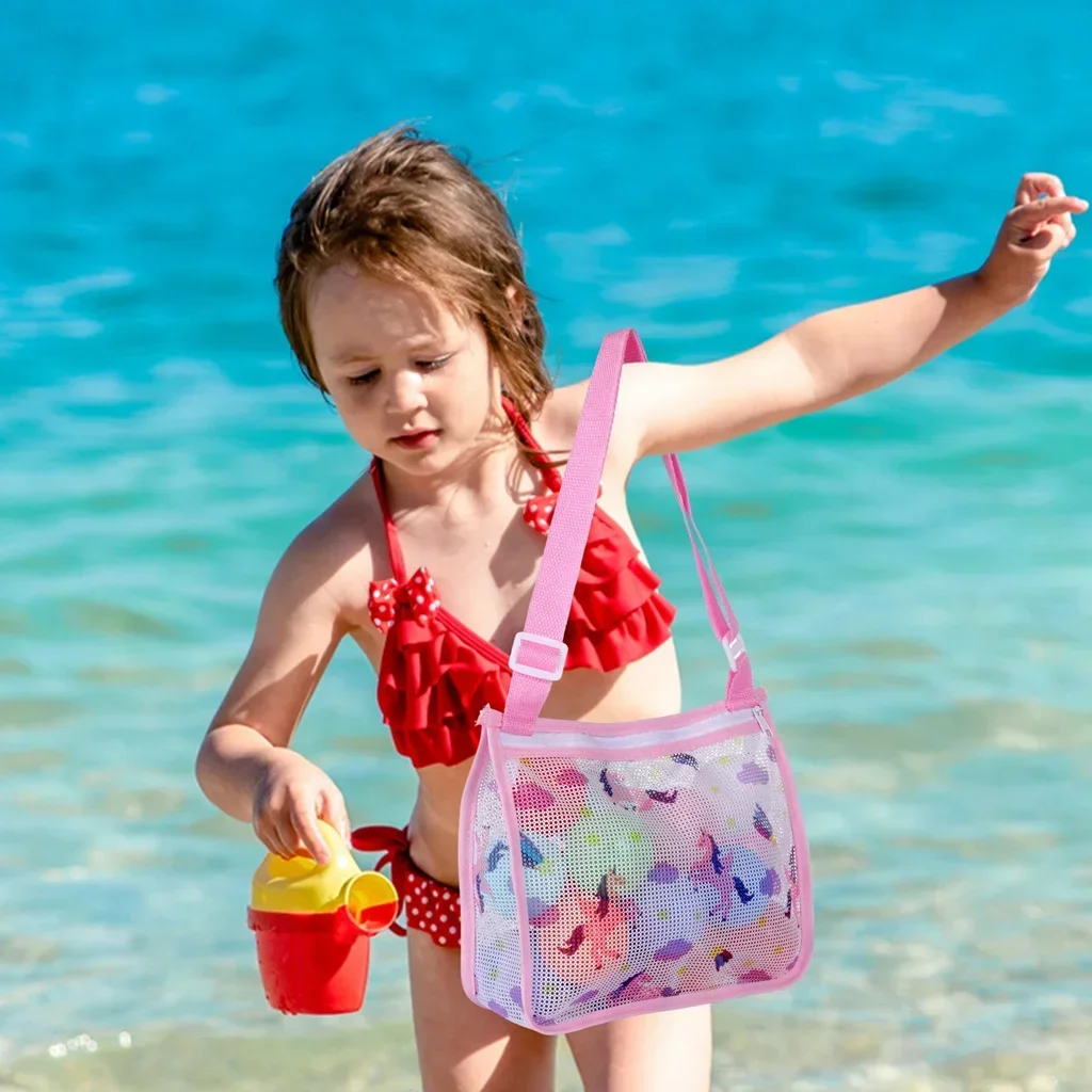 Outdoor Beach Mesh Bag Childen - Baby Clothes Organiser のレビューと価格