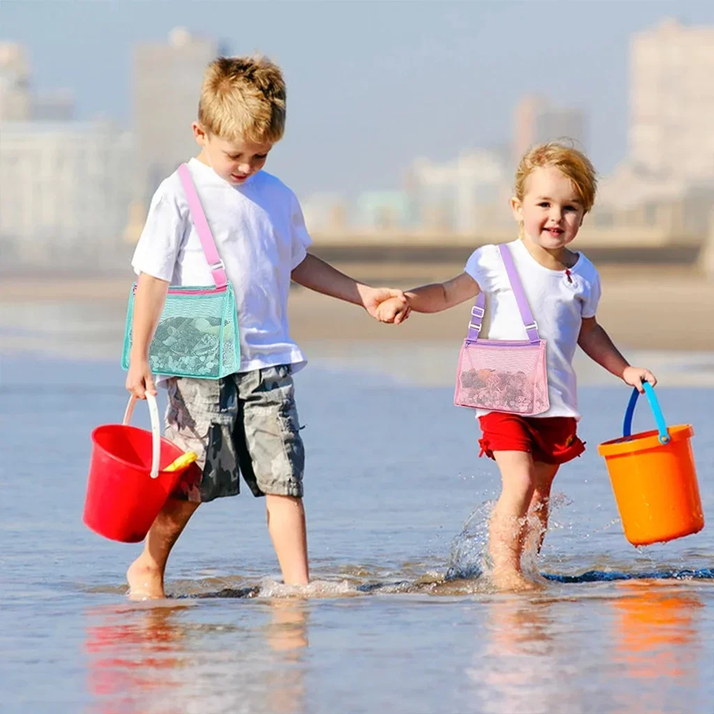 Outdoor Beach Mesh Bag Childen - Baby Clothes Organiser のレビューと価格