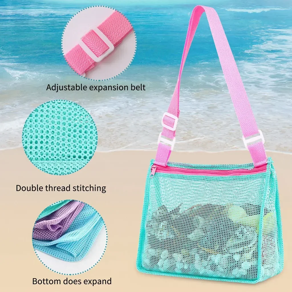 Outdoor Beach Mesh Bag Childen - Baby Clothes Organiser のレビューと価格