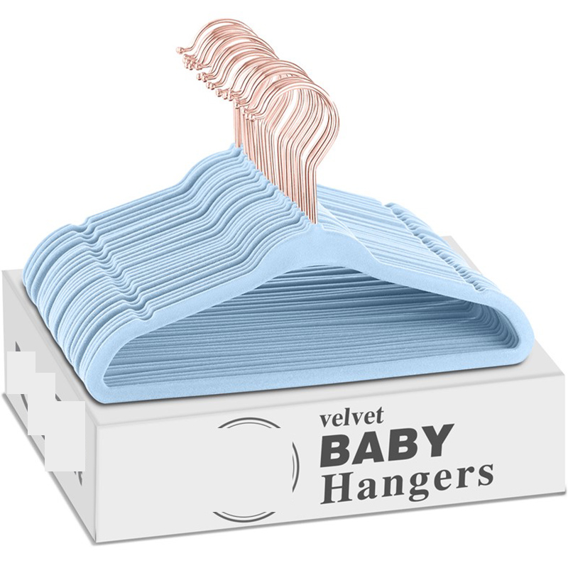 Velvet Hangers for Clothes 10P - Baby Clothing Hangers のレビューと価格
