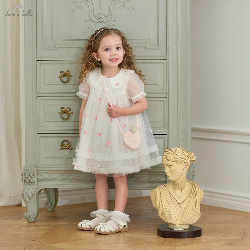 Dave Bella Girls Baby Mesh Pri - Baby Clothing Embroidery のレビューと価格