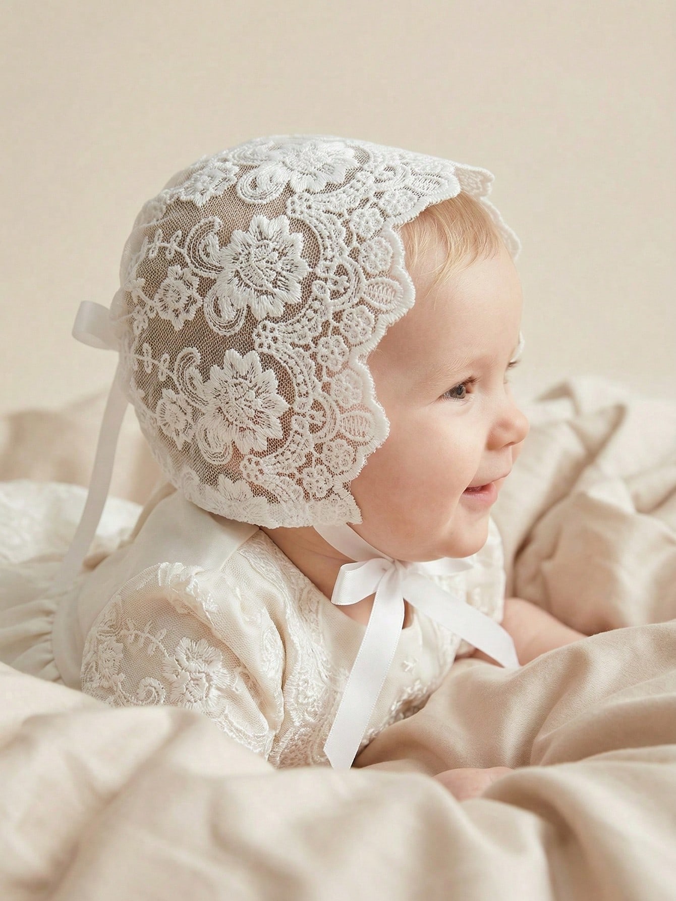 Baby Lace Brim Headband Hat He - Baby Hat Beanie のレビューと価格