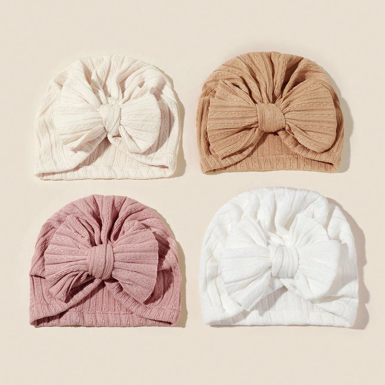 Bowknot Knitted Baby Autumn Wi - Baby Hat Beanie のレビューと価格