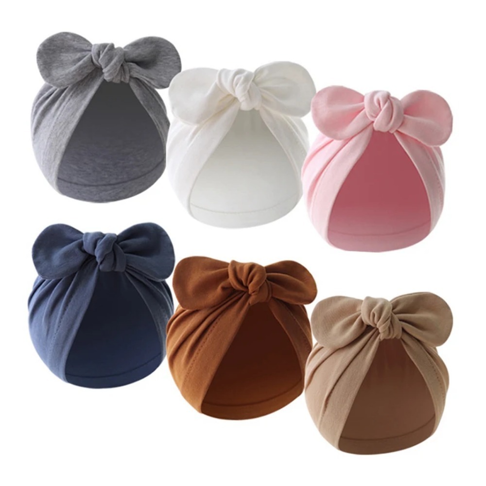 Cute Bunny Ears Baby Turban Ha - Baby Hat Beanie のレビューと価格