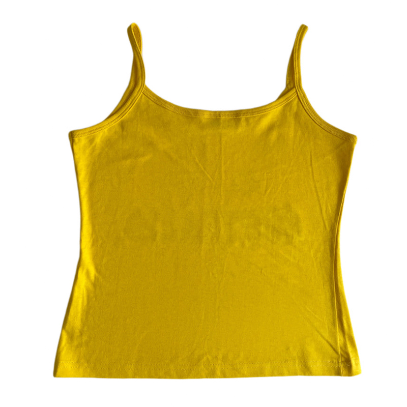 Yellow Printed Y2k Clothes Vin - Baby Yellow Clothing Women のレビューと価格