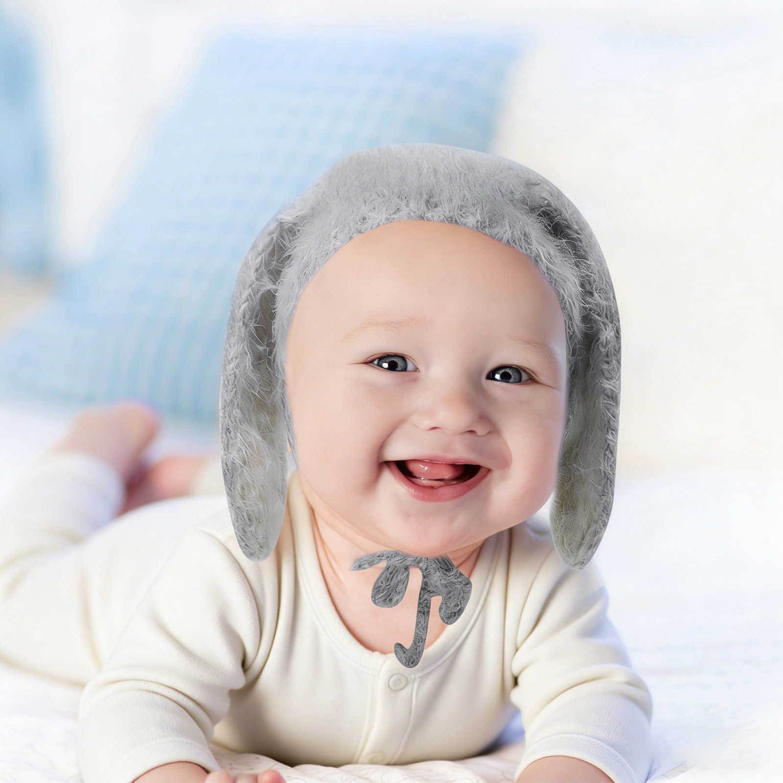 Newborn Warm Rabbit Ear Beanie - Baby Hat Beanie のレビューと価格