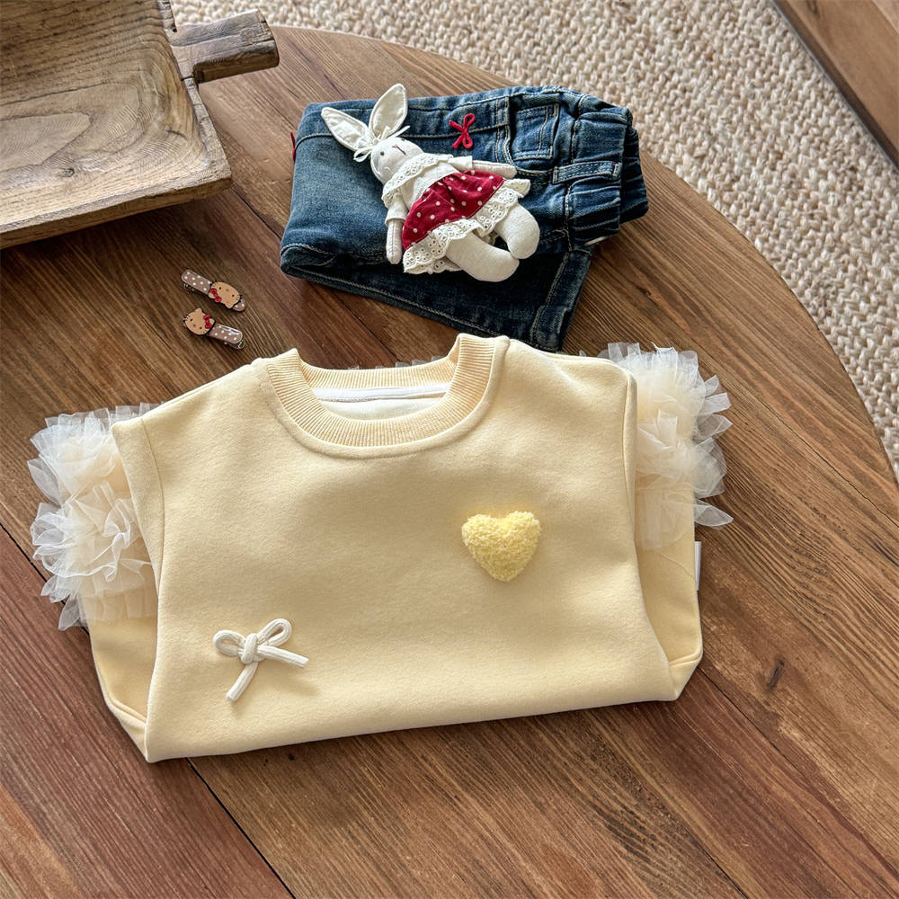 Pullover Mesh Bottom One Piece - Baby Clothing Yellow のレビューと価格