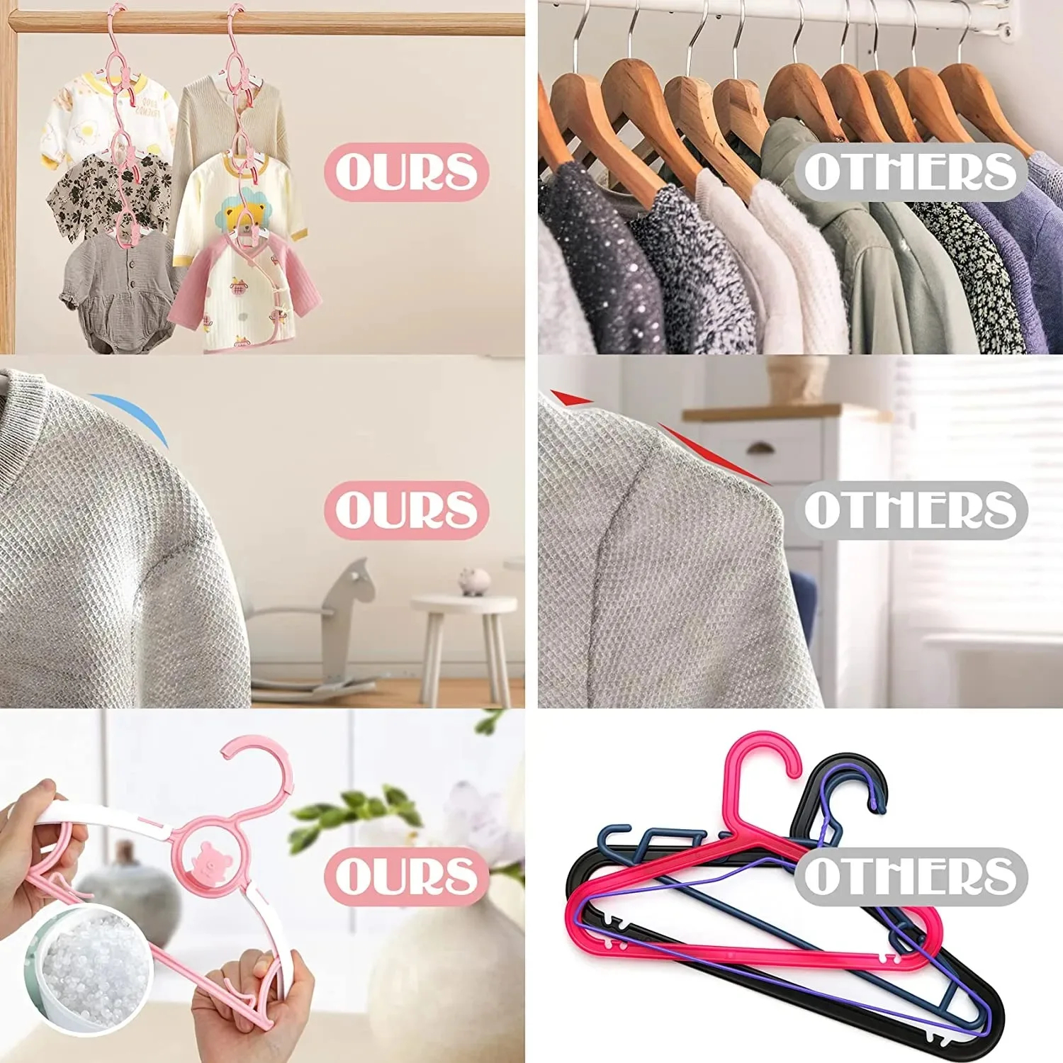 Baby Coats Rack Non-slip Baby  - Baby Clothes Organiser のレビューと価格