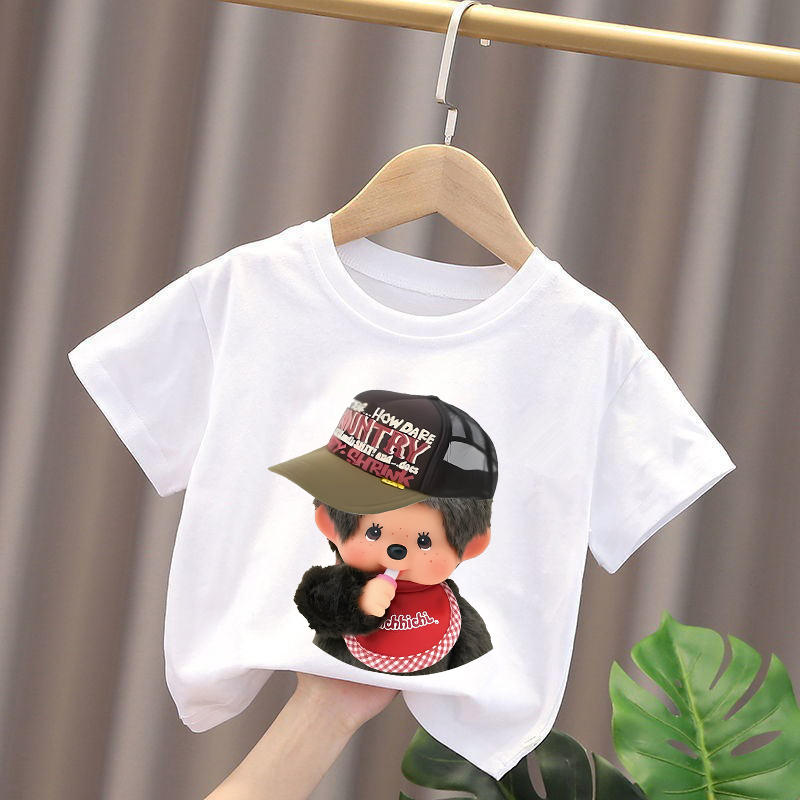 Monchhichi Kids T-shirts Anime - Baby Clothing のレビューと価格