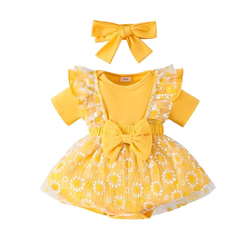 0-18 Months Baby Girl Clothing - Baby Yellow Clothing Women のレビューと価格