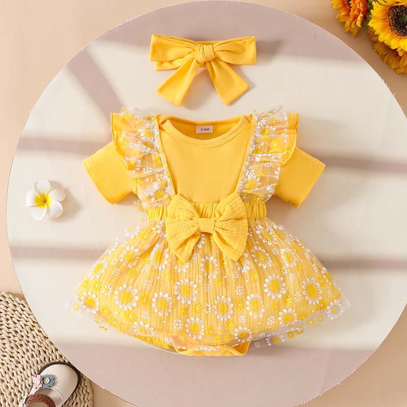 0-18 Months Baby Girl Clothing - Baby Yellow Clothing Women のレビューと価格