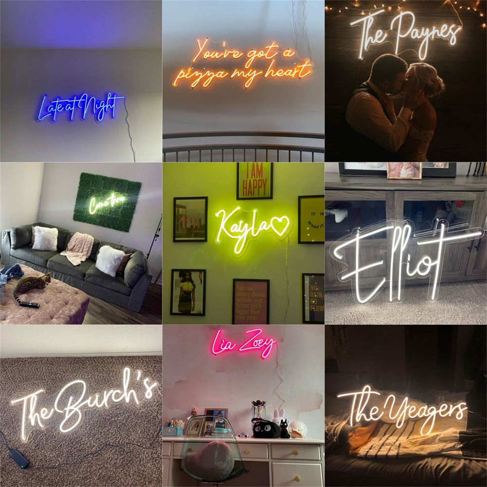 Custom Neon Sign LED Light, Ba - Baby Clothing Name のレビューと価格