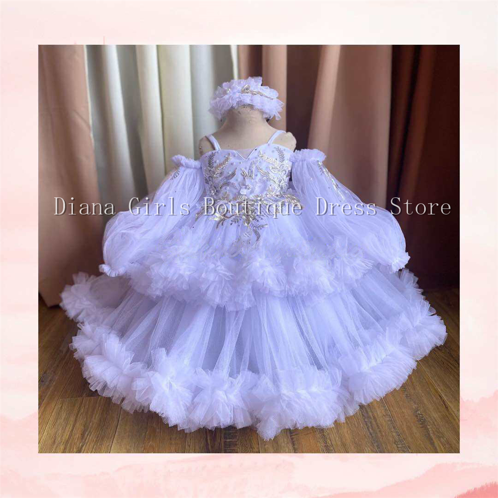 Luxury Little Baby Girls Fluff - Baby Clothing Embroidery のレビューと価格