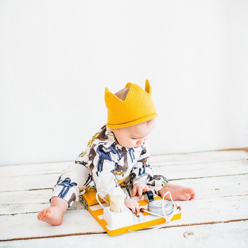 Knitted Crown Baby Headband Ha - Baby Hat Beanie のレビューと価格