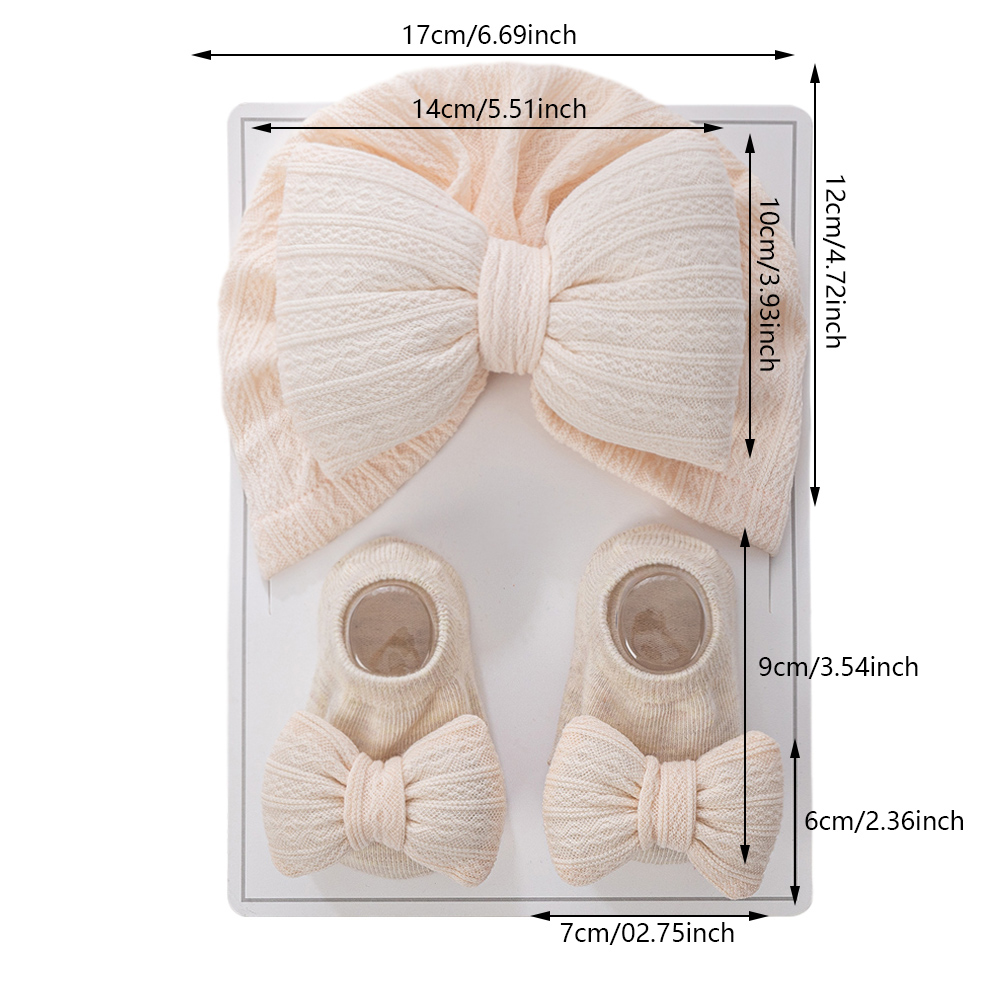 3Pcs/Set Baby Hats Socks Set B - Baby Hat Beanie のレビューと価格