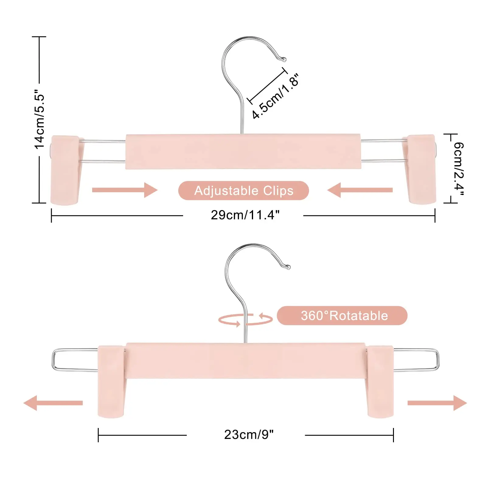 Pants Hangers with Adjustable  - Baby Clothing Hangers のレビューと価格