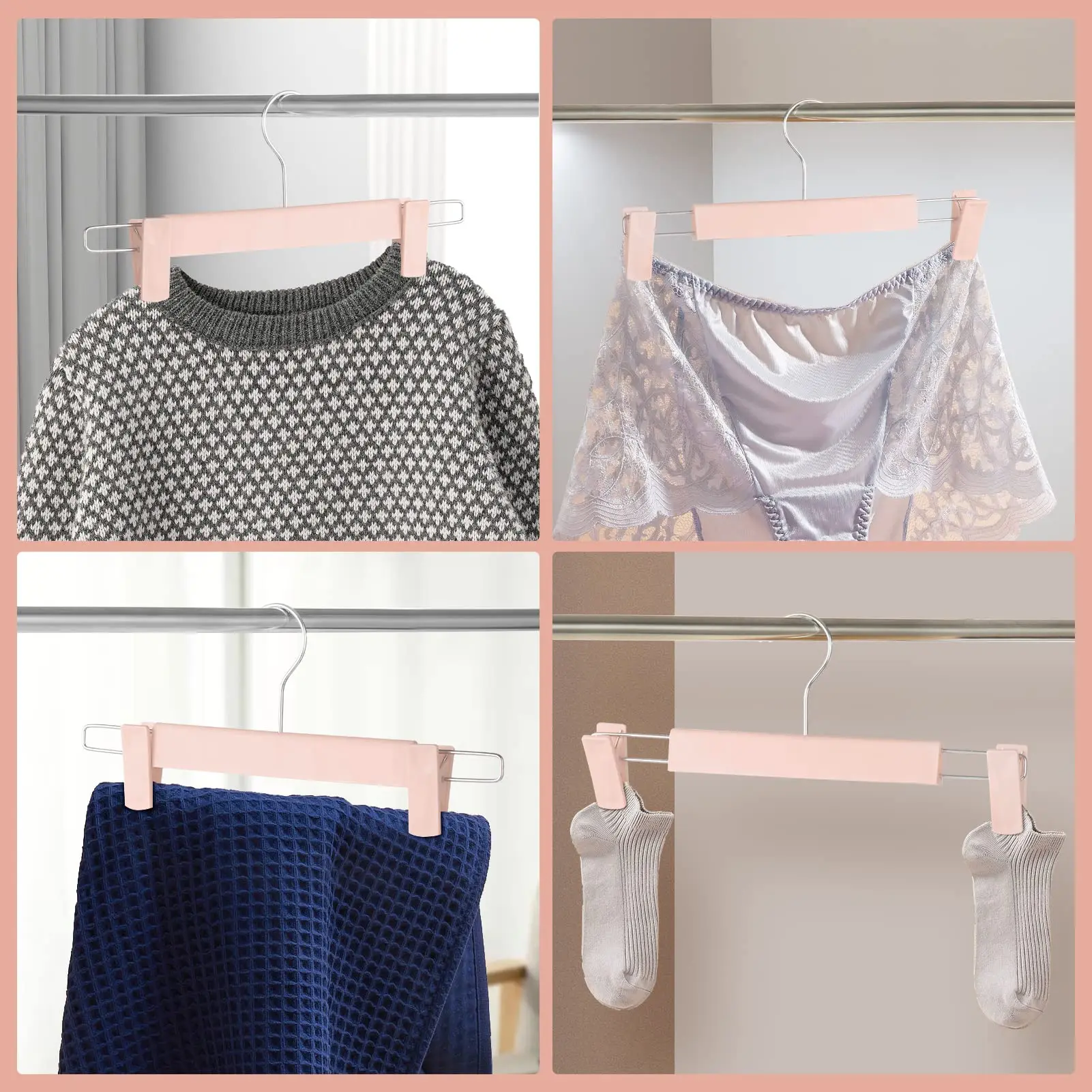 Pants Hangers with Adjustable  - Baby Clothing Hangers のレビューと価格