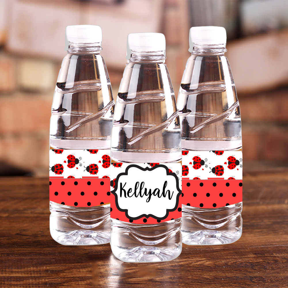 Personalised Ladybug Red Polka - Baby Clothing Name のレビューと価格