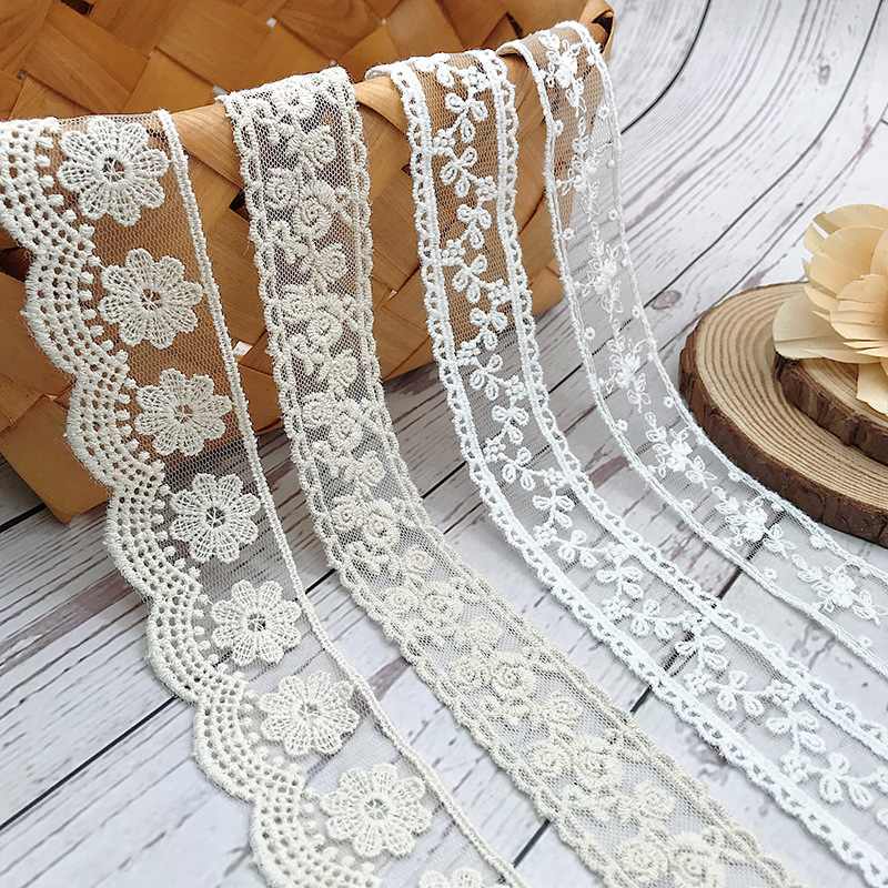 3Yards/Lot Embroidery White Be - Baby Clothing Embroidery のレビューと価格