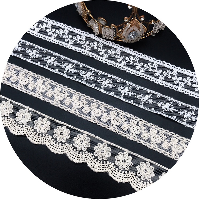 3Yards/Lot Embroidery White Be - Baby Clothing Embroidery のレビューと価格