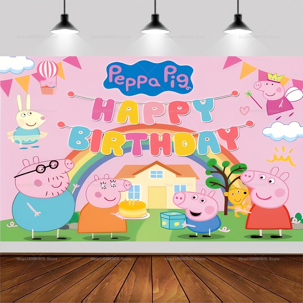 Custom Name Cartoon Peppa Pig  - Baby Clothing Name のレビューと価格
