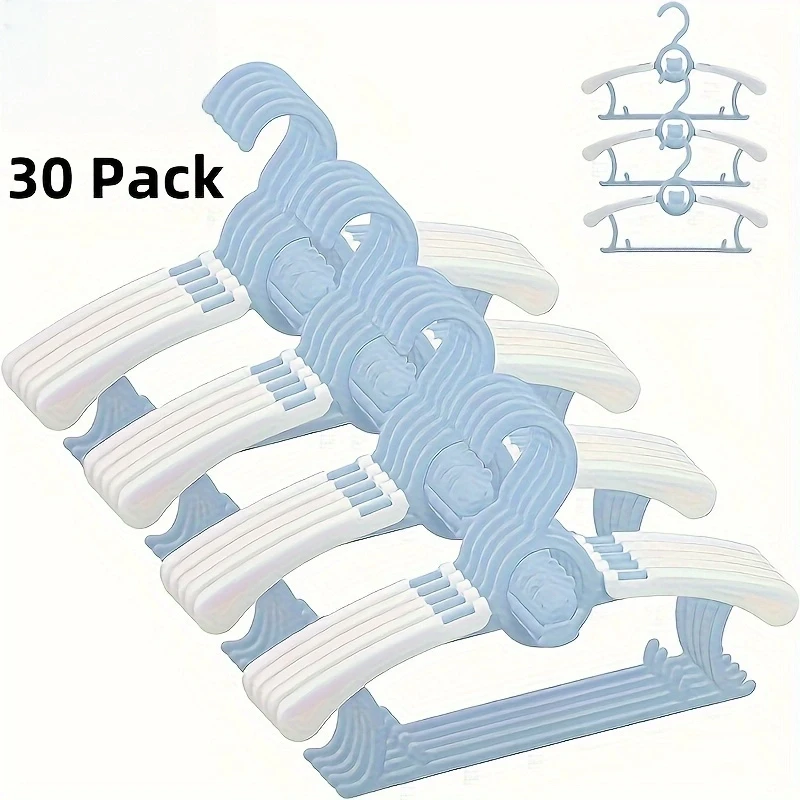 30 Pack PP Plastic Baby Clothe - Baby Clothing Hangers のレビューと価格