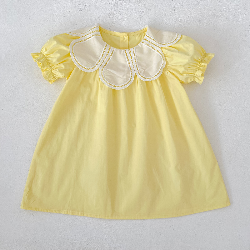 Summer New 2-6Yrs Baby Dress G - Baby Clothing Yellow のレビューと価格
