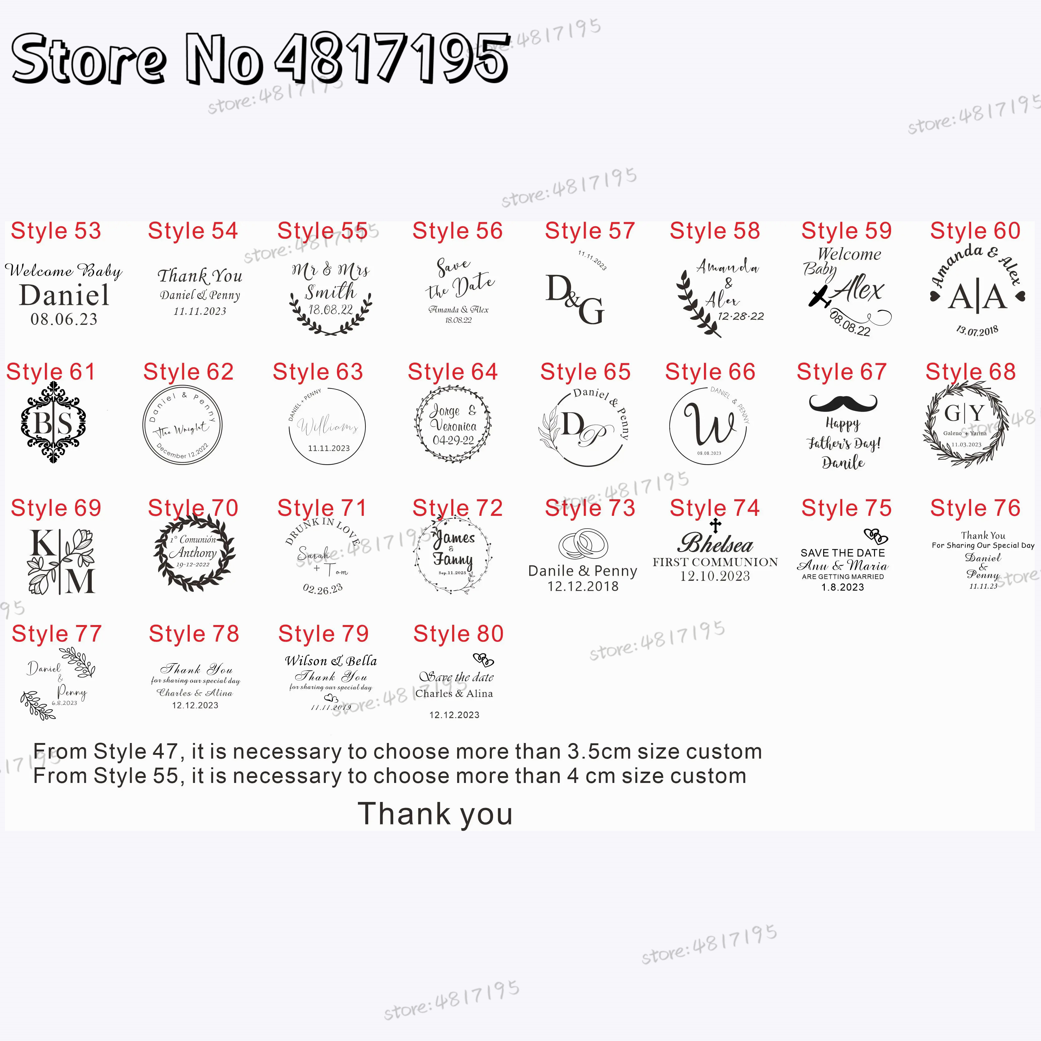 10 20 50Pcs Personalised Weddi - Baby Clothing Name のレビューと価格