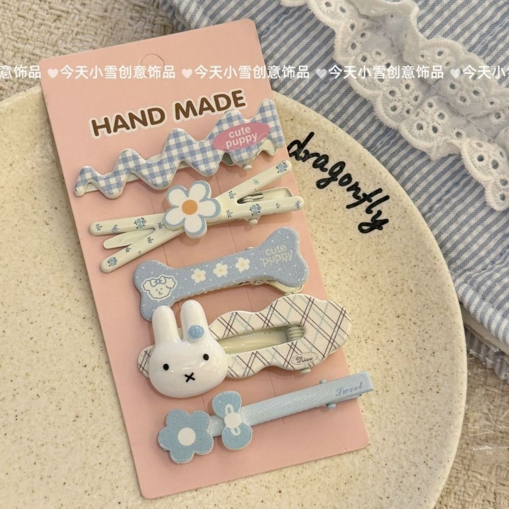 5pcs Miffy Hair Clip Cute Baby - Baby Clothing Model のレビューと価格
