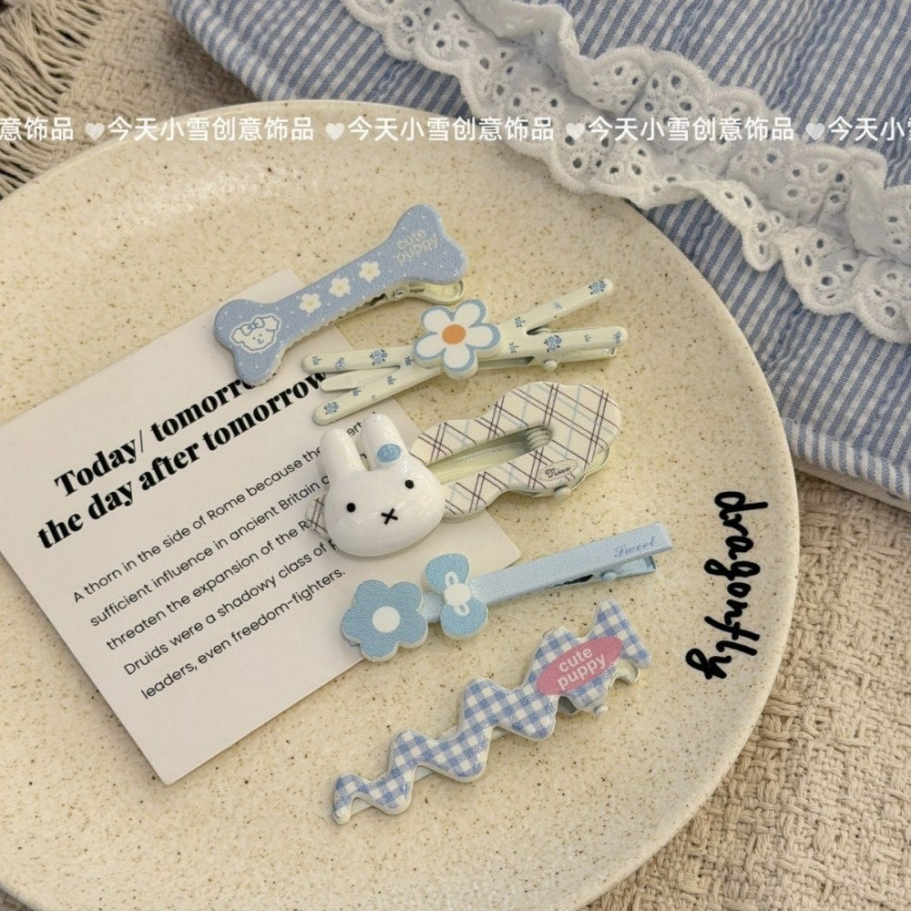 5pcs Miffy Hair Clip Cute Baby - Baby Clothing Model のレビューと価格